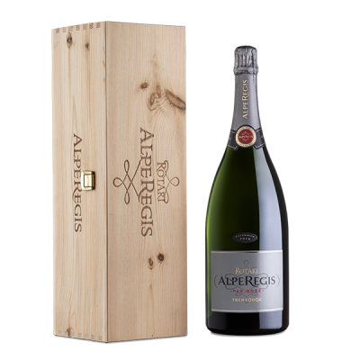 AlpeRegis Pas Dosé  2018 Magnum 1,5L Confezione legno